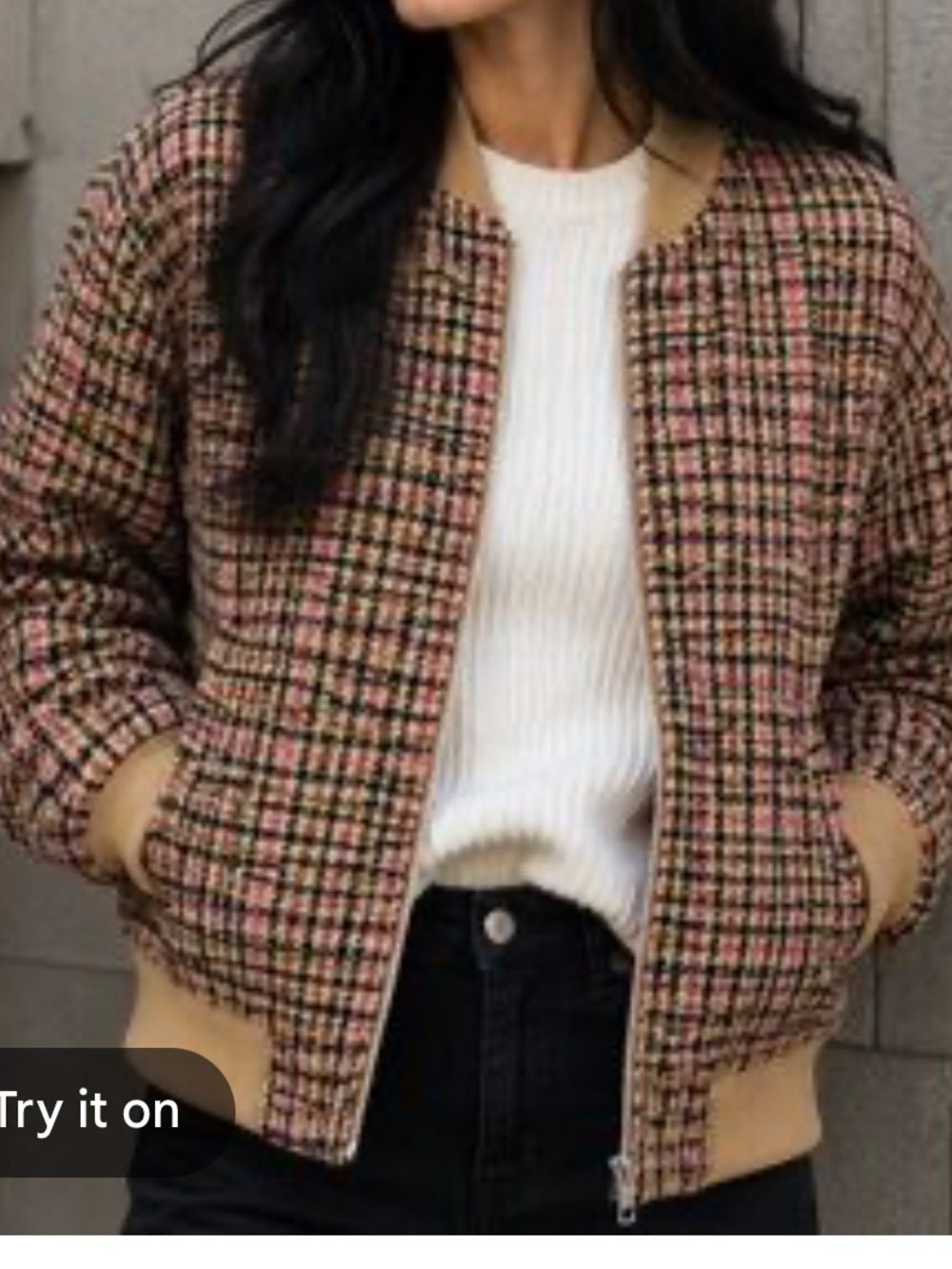 Loft Houndstooth Jacket